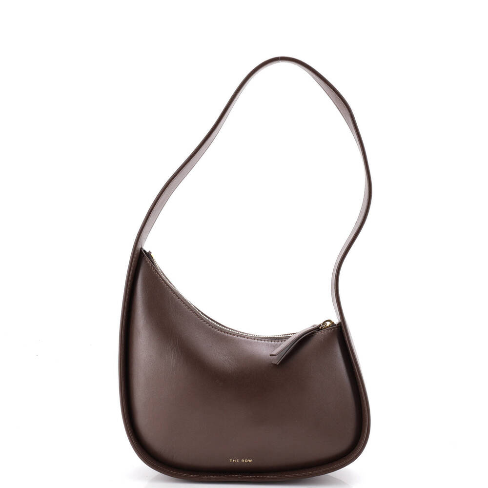 The Row Half Moon Shoulder Bag Leather